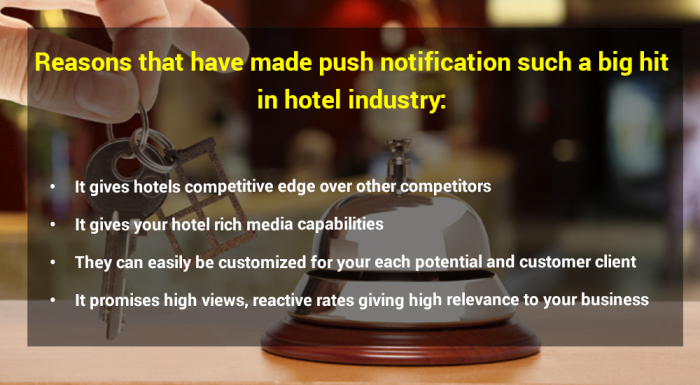 Reasons that have made push notification such a big hit in hotel industry-